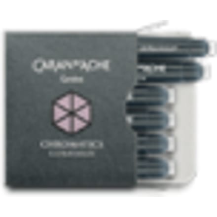 Caran d'ache vulpenvulling chromatics per 6 stuks, ultraviolet