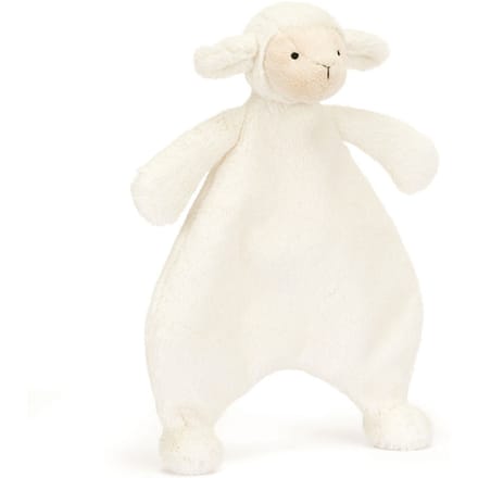 Jellycat knuffeldoekje bashful lamb