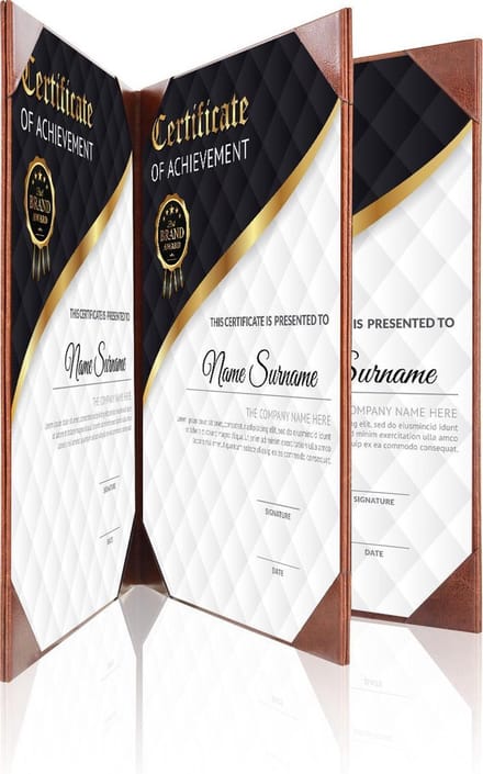 Goodline® - Presentatiemap / Showmap - 4x A4 - Donkerbruin