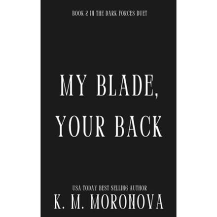 Mijn Mes Jouw Rug door K.M. Moronova Paperback Boek 9781464260186