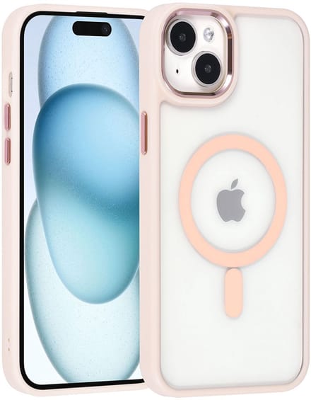 UNIQ Accessory iPhone 15 & 14 Plus Backcover hoesje Magsafe - Roze