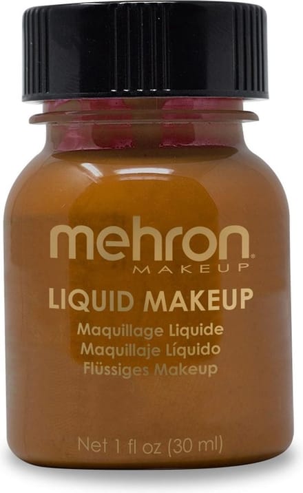 Mehron - Vloeibare Schmink op Waterbasis - Sable bruin - 30 ml