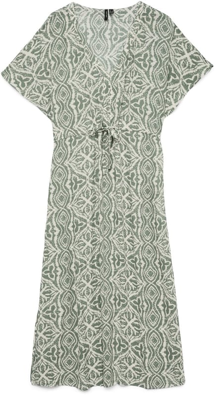 VERO MODA - VMMENNY SS 7/8 KAFTAN WVN GA - Dames - Maxi jurken