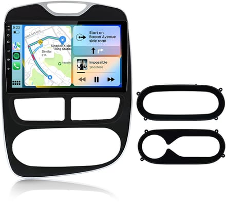 Hexinex Octa-Core autoradio Geschikt voor Renault 4 (2012-2016) - Draadloos CarPlay, Android Auto, multimediaspeler, Android 15, 4GB+64GB