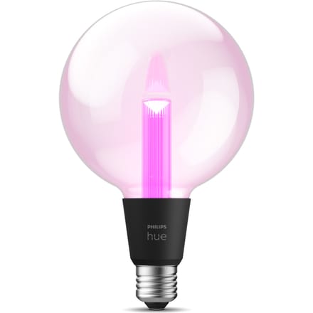 Philips Hue White & Color Ambiance Lightguide Giant Globe G125 E27 500lm - Zwart