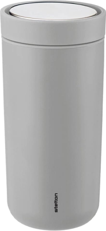 Stelton To Go CliCk Thermosbeker Licht Grijs 0,2 L