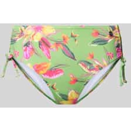 Bikinislip met labeldetail