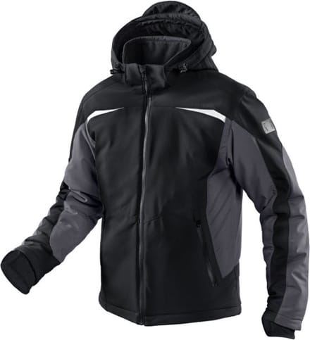 Kubler Weather winter softshell jack 1041 - Zwart | Grijs - S