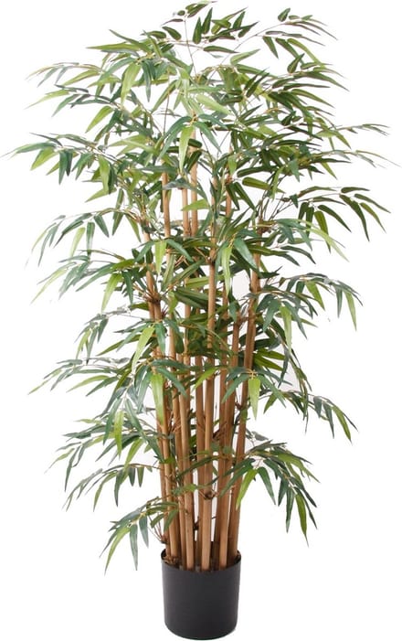 Emerald - Kunstplant Bamboe Deluxe 145cm - Kunstplant voor binnen
