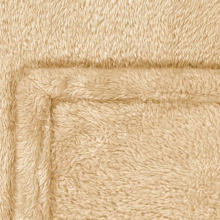 NAMDU - Plaid - Zandbeige - 125 x 150 cm - Polyester