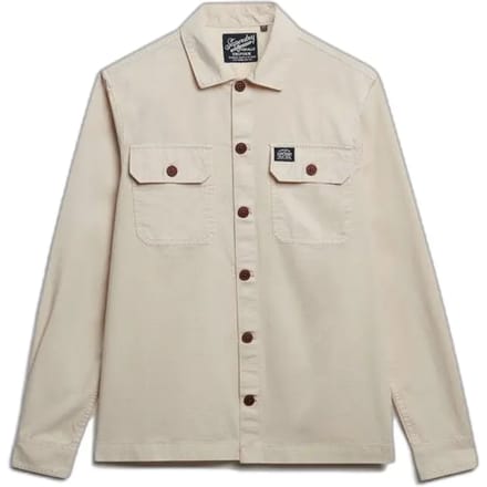 Superdry - Overshirt met twee zakken - Heren - Lange mouwen shirts