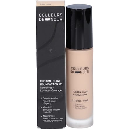 Couleurs De Noir Fusion Glow Foundation 01 Cool Rosé 30 Make-up