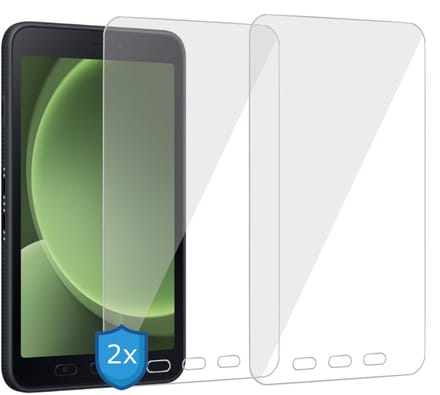 ChiGuard Screenprotector 2x geschikt voor Samsung Galaxy Tab Active 5 Screenprotector - Beschermglas - Curved - GuardCover