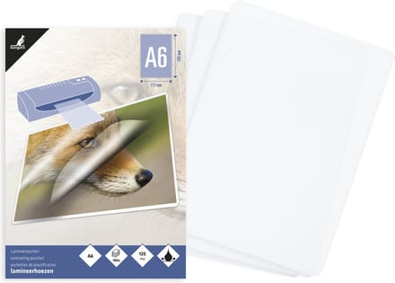 Kangaro lamineerhoes - A6 - 125 micron - glanzend - 100 stuks