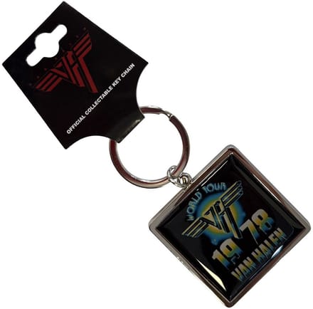 Van Halen - World Tour '78 Sleutelhanger - Zwart