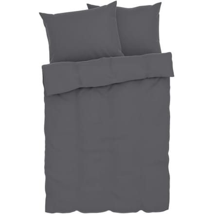 LIVARNO HOME Muslin beddengoed, met 2 kussenslopen (Grijs)