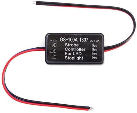 Dailygoody - Derde remlicht flasher - Flash Strobe Controller - Compact ontwerp - Veiligheid voorop - Voorkom aanrijdingen - Eenvoudige installat