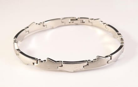 Pronkjuweel Titanium Armband 7217 lengte armband 21cm