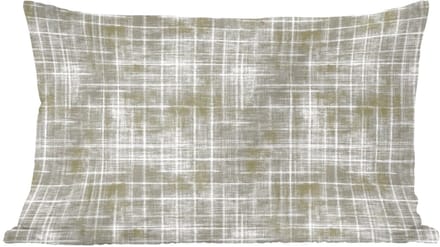 Sierkussens - Kussentjes Woonkamer - 60x40 cm - Linnen - Patroon - Groen