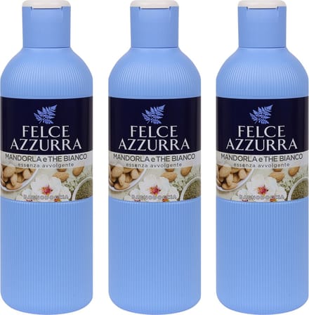 Felce Azzurra Douchegel - Amandelen en Witte Thee - 3 stuks - 650 ml