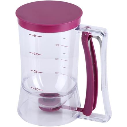 Distributeur de pâte - Alinory - 900 ml - Plastique de qualité alimentaire - Violet - Manuel paars