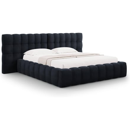 Bed frame Bali velvet met opbergruimte 200 x 200 cm | Cosmopolitan Design
