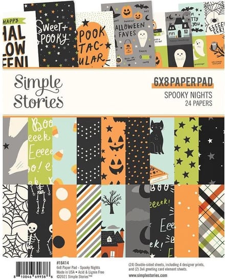Simple Stories Spooky Nights 6x8 Inch Paper Pad (16414)