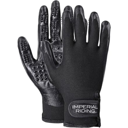 Imperial Riding - Poetshandschoen Deep Clean - 1 Set van 2 Handschoenen - Zwart