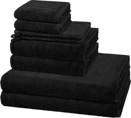 Cawö Sonstiges 2 X washandjes 2 X gasten- 2 X douche- 2 X handdoek - in set 8 pack Pure