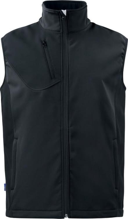Projob Softshell Bodywarmer 643702 Zwart - Maat S