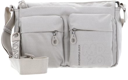 MANDARINA DUCK schoudertas MD20 Medium Crossover Whitecap Gray crème