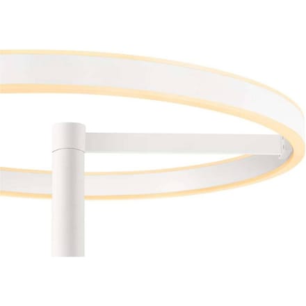 SLV LED vloerlamp One Straight, wit, 2700/3000 K