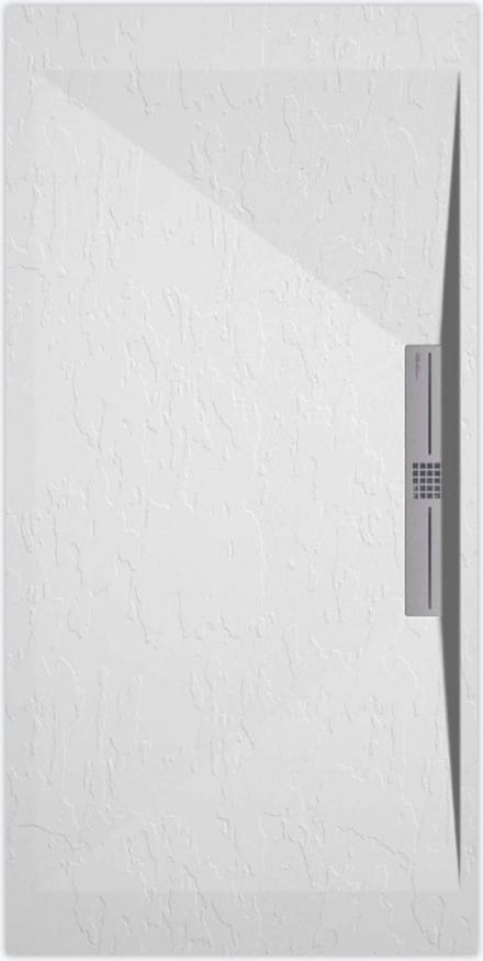 Sanifun douchebak Stone Side White Slate 1400 x 700 S