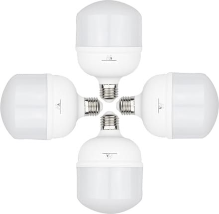 Maclean - Set van 4 st. LED-lamp gloeilamp E27 (Koud Wit, 48W / 5040 Lumen)