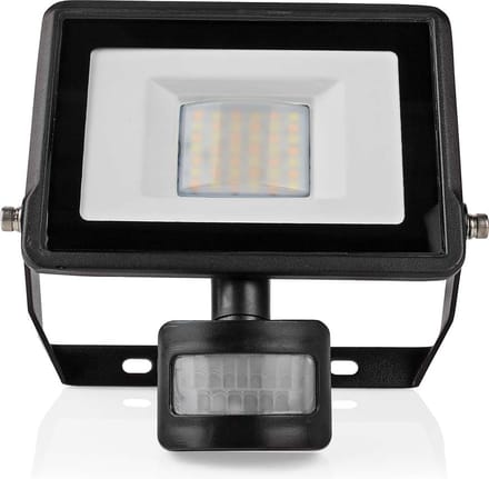 Nedis Smartlife Buitenlamp - Bewegingssensor - 1500 lm - Wi-Fi - 20 W - Dimbaar Wit - 3000 - 6500 K - Aluminium - Android / IOS