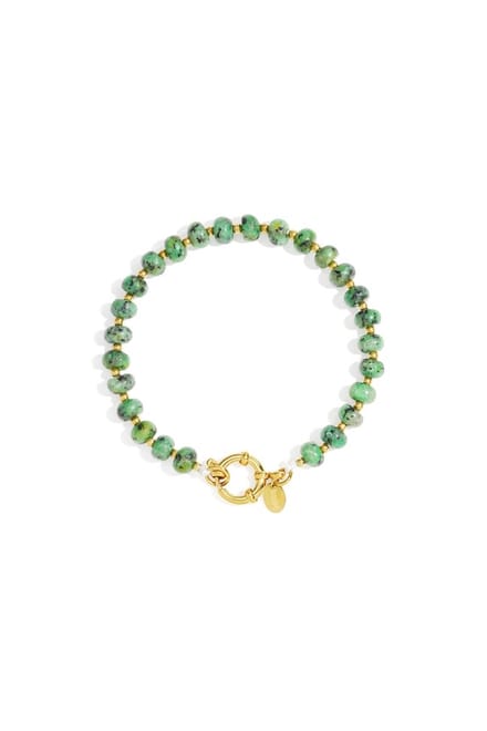 Groene kralen armband voor dames