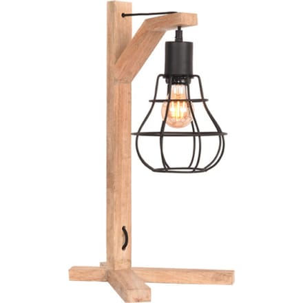 LABEL51 - Tafellamp Drop - Zwart - 34x29x53cm