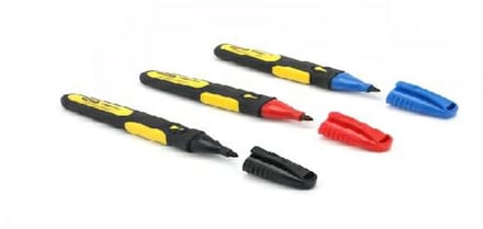 Permanente markeerstift Stanley (3 Onderdelen)