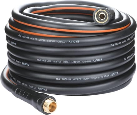 Hybride Tuinslang 5/8 Inch x 75ft - Lichtgewicht en Flexibel met Draaibare Handgreep