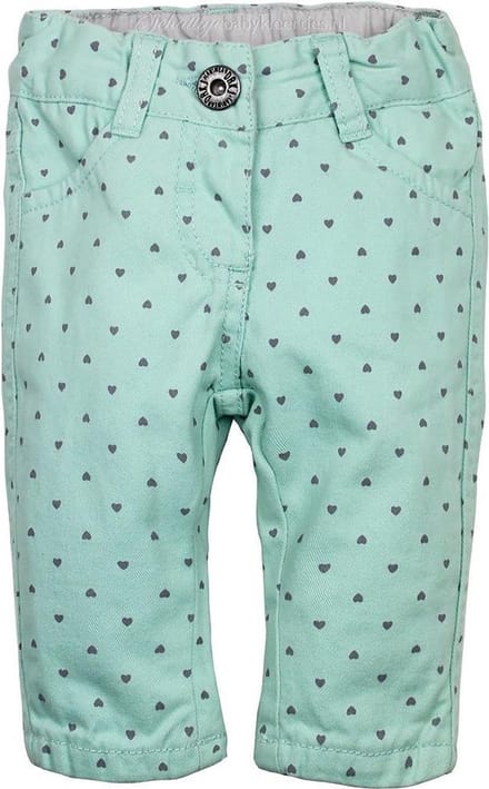 Dirkje Meisjes Broek - Groen/mint - Maat 98