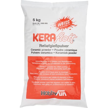 Ceramic powder for relief casting, White 5000gr.