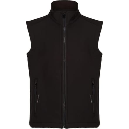 Regatta Kinder/Kids Ablaze Softshell Reflecterend Gilet (Zwart)