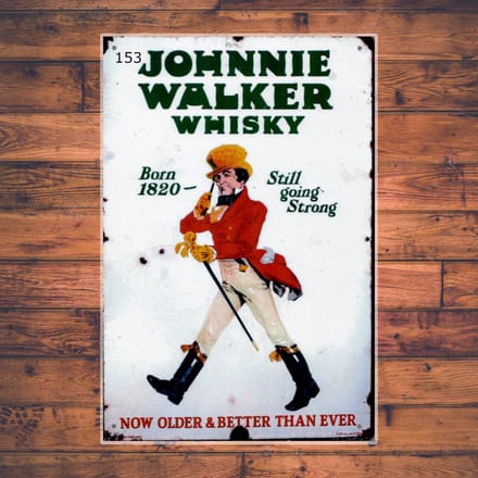 Wandbordje Johnnie Walker Whiskey