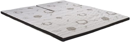 Split-topdekmatras Traagschuim NASA Bamboo Intense luxe - 140x200 - 7 cm dik - Anti-Allergie