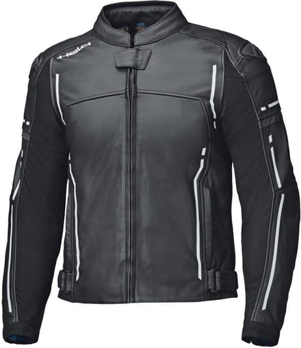 Held Torver Top Zwart Wit Leren Motorjas - Jas