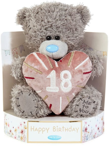 Me to You Knuffel Beer M7 16 cm 18 jaar Heart