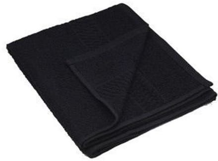 Bob Tuo Katoenen Handdoek Zwart 50x85cm