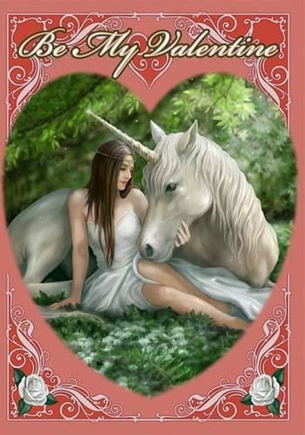 Anne Stokes Wenskaart Pure Heart Valentine