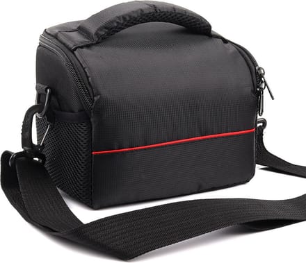 Somstyle Cameratas Spiegelreflexcamera Medium Geschikt voor DSLR Camera - Schoudertas - Zwart