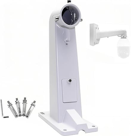 Camera Muurbeugel - Universele Montage - Beveiliging Binnen Buiten - Robuuste Aluminiumlegering - Universeel Patroon - Wit